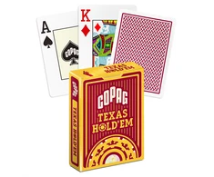 Copag Texas Holdem Pokerio Kortos (Raudonos)