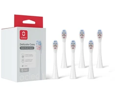 Dantų šepetėlis Elektrinio Dantų Šepetėlio Galvutė - Oclean Delicate Care Kids Šepetėlio galvutė, 6 vnt., Balta