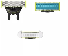 Dantų šepetėlis Elektrinio Skustuvo Galvutė - Philips Norelco OneBlade QP936/50 3 Vnt. Įvairiaspalvės
