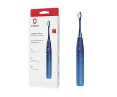 Dantų šepetėlis Elektrinis Šepetėlis - Oclean Flow Sonic, 180 Dienų Baterija, 5 Režimai, IPX7 Atsparus Vandeniui, Mėlyna