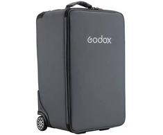 Dėklas - Godox M600Bi Nešiojimo Krepšys (paminkštinti skyriai, užtrauktuko kišenė, dvigubi ratai)