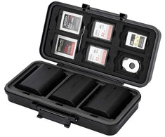 Dėklas - JJC JBC K3 Multi Function Baterija &amp; Memory Card Case, ABS Material