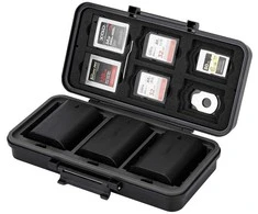 Dėklas - JJC JBC K3 Multi Function Baterija &amp; Memory Card Case, ABS Material