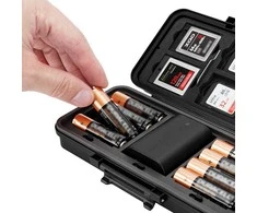 Dėklas - JJC JBC K3 Multi Function Baterija &amp; Memory Card Case, ABS Material