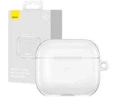 Baseus Crystal skaidrus dėklas, skirtas AirPods 3