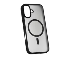 Dėklas - Roobix Dusky MagSafe Dėklas iPhone 17 TPU, atsparus smūgiams, matinė juoda