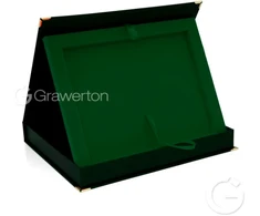 Dekoratyvinė Dėžė - ARGO Sameti 178mm X 228mm Horizontal Žalias