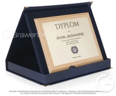 Dekoratyvinė Dėžutė - ARGO Sameti 152 mm x 203 mm Horizontalus Tamsiai Mėlynas