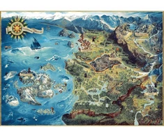 Cenega Puzzle Good Loot Gaming - The Witcher: The Northern Realms Map 1000 pc(s)