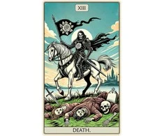 Dėlionė Iš Medžio Tarot: The Death (250 detalių) Fantasy Puzzles
