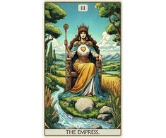 Dėlionė Iš Medžio Tarot: The Empress (250 detalių) Fantasy Puzzles