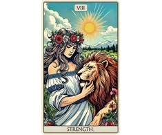 Dėlionė Iš Medžio Tarot: The Strength (250 Detalių) Fantasy Puzzles