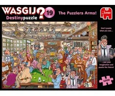 Dėlionė Jumbo Spiele Jumbo Wasgij Destiny 19 Die Kneipe -Im Im -Eck- Eck 1000 Teile Puzzle (19166)