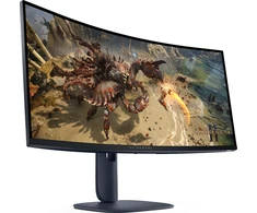 Žaidimų monitorius Alienware AW3425DWM, 34" WQHD (3440x1440) lenktas VA, 21:9, 1500R, 180Hz, 1ms, FreeSync, HDR