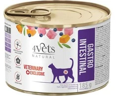Drėgnas Kačių Maistas - 4VETS Natural Gastro Intestinal 185 g