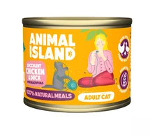 Drėgnas Kačių Maistas - Animal Island Vištiena su Antimi 200 g