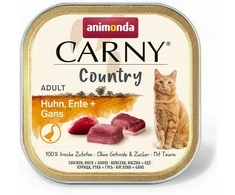 Animoda Drėgnas Kačių Maistas - ANIMONDA Carny Country Vištiena, Antis + Žąsis 100 g