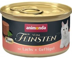 Animoda Drėgnas Kačių Maistas - Animonda Mousse Lašiša Ir Paukštiena, 85 g