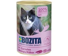 BOZITA Shrimp Pate - šlapias kačių maistas - 400g