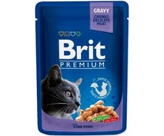Brit Premium Cod Fish konservai katėms su menke, 100 g