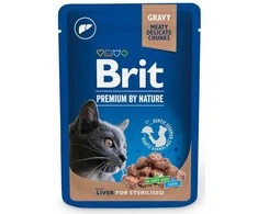Brit Premium Liver sterilizuotiems 100 g