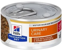 Drėgnas Kačių Maistas - Hill's Feline c/d Troškinys Su Vištiena, 82 g