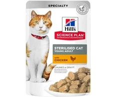 Drėgnas Kačių Maistas - Hill's Science Plan su vištiena 85g