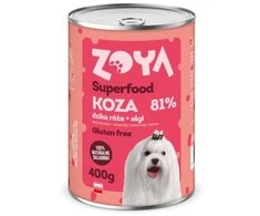 Usorteret Drėgnas Šunų Maistas - ZOYA Supermaistas Su Ožkos Mėsa 400g