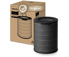 Drėkintuvas Oro valytuvo filtras - Philips NanoProtect Pro S3 FY3437/00, HEPA, 99.97% Dalelių Sulaikymas, Juodas