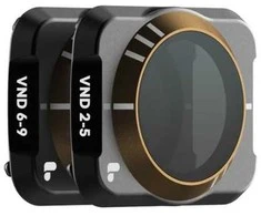 Drono Filtrai - PolarPro Mavic Air 2 ND4-ND32 ND64-ND512 Reguliuojami Filtrai 2 vnt.
