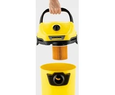 Universal hoover KARCHER WD 3 V-17/4/35 + nozzles 17 l 1000 W (1.628-124.0) Juodas, Geltona