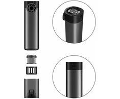 Dulkių Siurblys - VSGO V-EB02-S1E 10,000 mAh Baterija HEPA Filtras