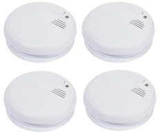 Dūmų Detektorius - Vivanco SD 3-N 4 Vnt., EN14604, CE, LED, 9 V Baterijos