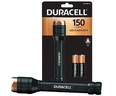 Duracell Aluminum Flashlight 150 Lumens prožektorius