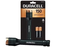 Duracell Aluminum Flashlight 150 Lumens prožektorius
