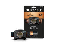 Duracell Led Headlamp 200 Lumens prožektorius ant galvos
