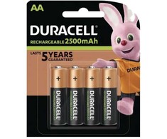 Duracell Rechargeable AA 2500mAh įkraunamos baterijos 4vnt.