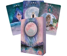 Dusserre Cartomancie Kolekcionuojamos Orakulo kortelės - Dusserre Lunar Magic 40 Cards Set
