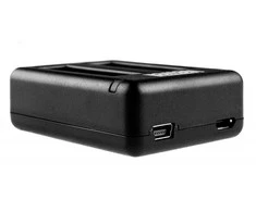 Dviejų dalių įkroviklis Newell SDC-USB skirtas AHDBT-401 baterijoms