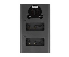 Akumuliatorių Įkroviklio Rinkinys - Newell DL-USB-C Dviejų Kanalų Įkroviklis LP-E17 Akumuliatoriams
