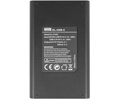Dviejų kanalų įkroviklis Newell DL-USB-C skirtas NP-FW50 baterijai