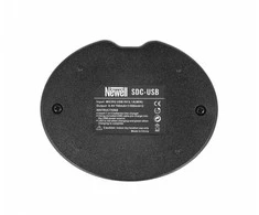 Dviejų kanalų įkroviklis Newell SDC-USB skirtas DMW-BLC12 baterijoms