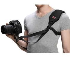 Dvigubas peties dirželis GGS Fotospeed F7 kameroms