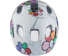 ALPINA XIMO 2 FLASH Baltas FLOWER GLOSS Bike Helmet, Size 49-54