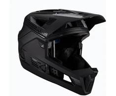 LEATT Helmet MTB Enduro 4.0 V23 Bike Helmet with Removable Chin Guard, Size L, Juodas