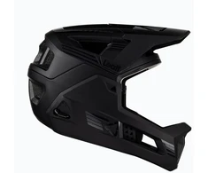 LEATT Helmet MTB Enduro 4.0 V23 Bike Helmet with Removable Chin Guard, Size L, Juodas
