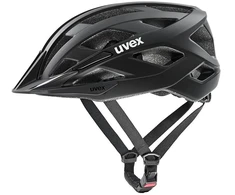 Dviračio Šalmas - Uvex I-vo 2, IAS 3D Fit, Smūgiams Atsparus, 60 - 64 cm, Juodas Matinis