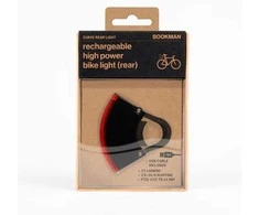BOOKMAN Curve Rear bicycle light Juodas, Raudona