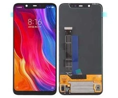 Ekranas LCD Xiaomi Mi 8 (juodas) ORG