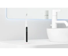 Elektrinis Dantų Šepetėlis - Oclean X Lite, Išmanusis Ekranas, 5 Režimai, 40 Dienų Baterijos Veikimas, Pilka